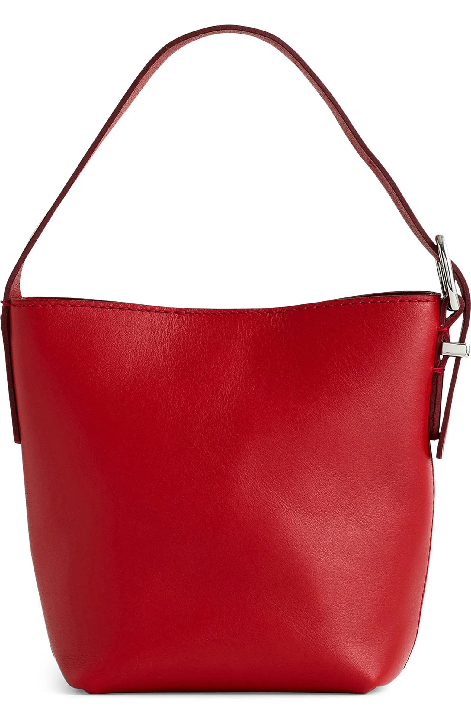 The Micro Essential Leather Bucket Bag | Nordstrom