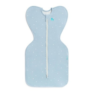 Love to Dream Baby Boy Swaddle Up Sleep Sack - Cotton 1.0 TOG Sleeveless Wrap - Twinkle Blue - S | Target