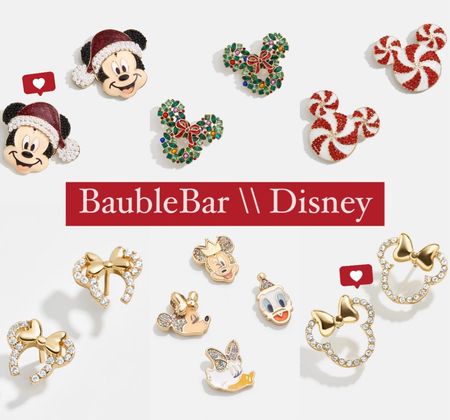 Current favorite BaubleBar Disney earrings perfect for your upcoming holiday Christmas trip to Walt Disney World ❤️

Mickey Mouse, Minnie Mouse, candy cane, Santa clause, birthday, gold jewelry, celebration, holiday

#LTKHolidaySale #LTKHoliday #LTKfindsunder100