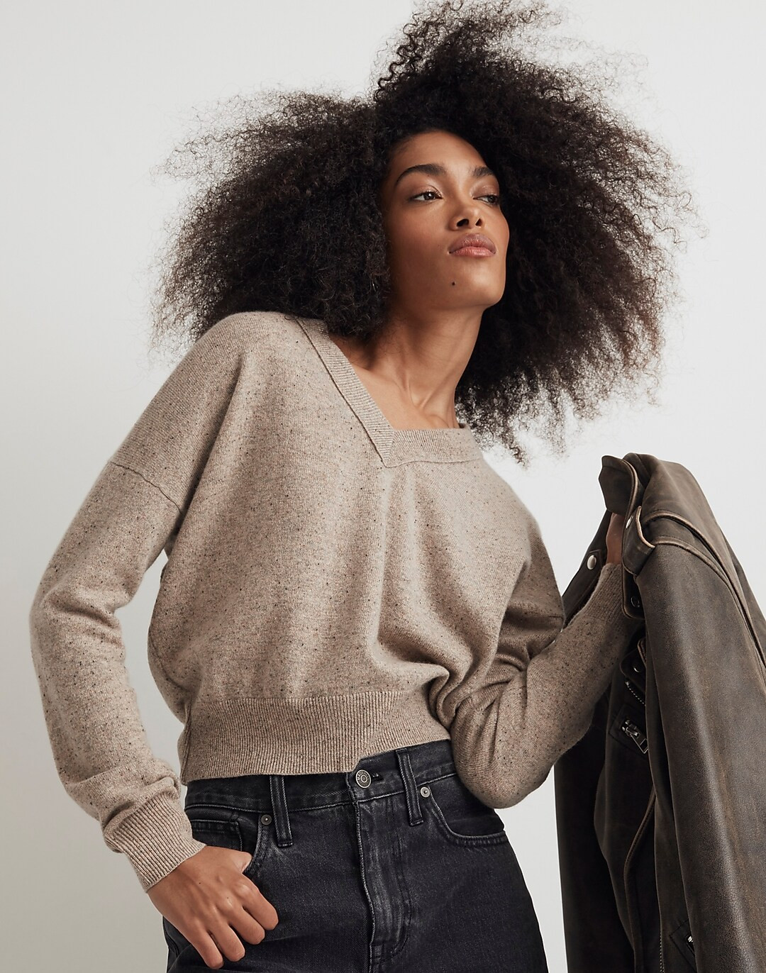 Donegal (Re)sponsible Cashmere V-Neck Sweater | Madewell