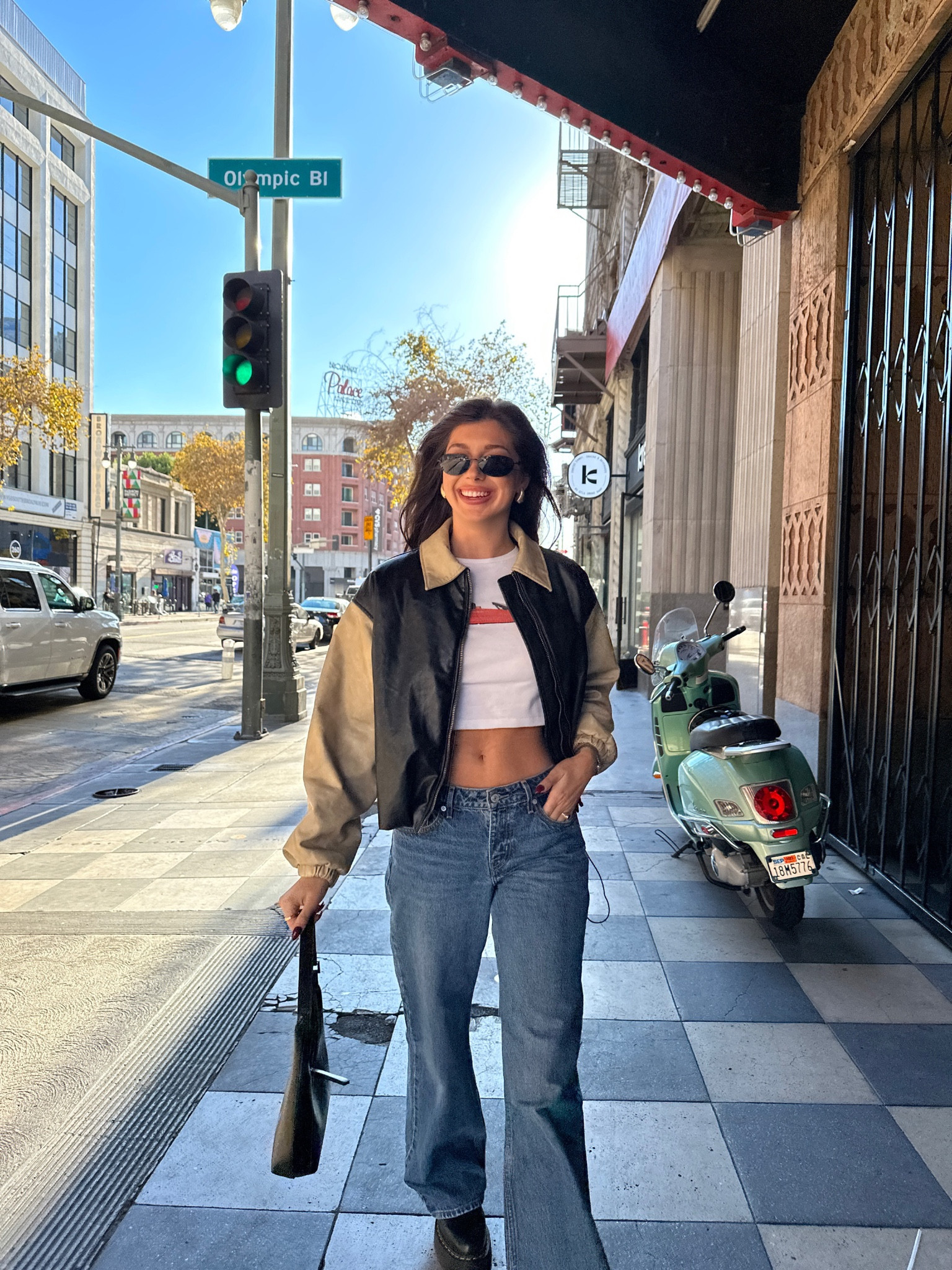 Perf faux two toned leather bomber jacket! 

#LTKSeasonal #LTKstyletip #LTKGiftGuide