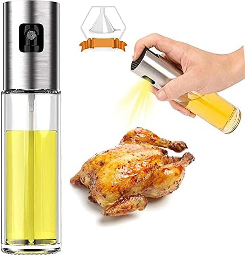 Oil Sprayer Bottle, 100ml Oil Spray Versatile Glass ,Olive Oil Sprayer Mister,Olive Oil Spray for... | Amazon (US)