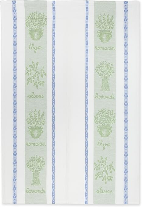 Coucke French Jacquard Cotton Kitchen Dish Towel French Table Collection, Herbes (Herbs) FB, 20-I... | Amazon (US)