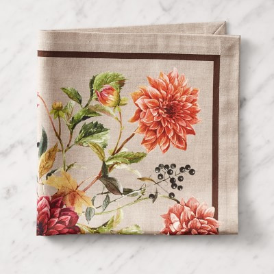 Harvest Bloom Napkins, Set of 4 | Williams-Sonoma