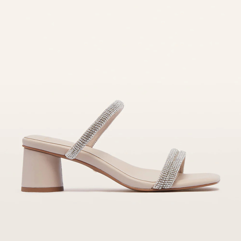 Robbie Light Blush Crystal Heels | FRANKIE4 | FRANKIE4