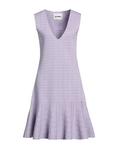 Jil Sander Woman Midi dress Lilac Size 4 Cotton, Viscose | YOOX (US)