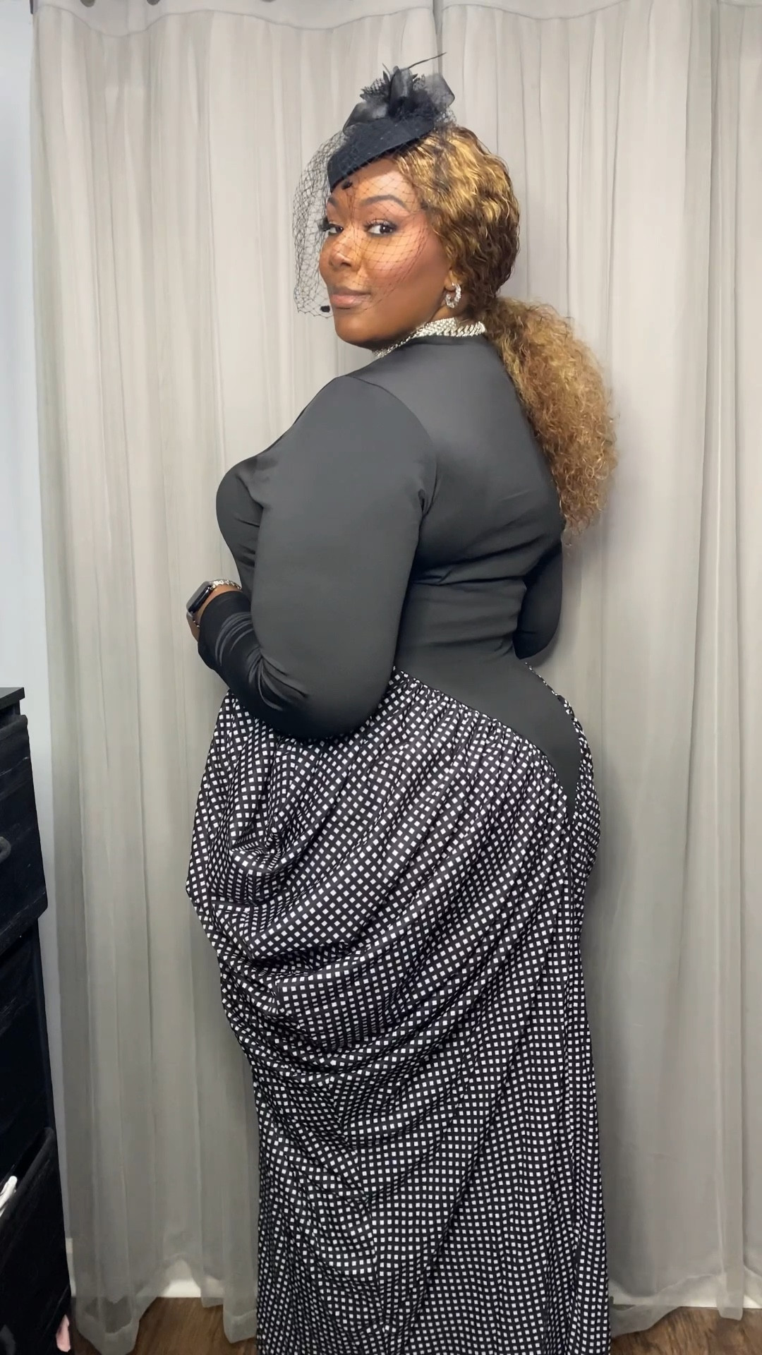 Love this look over all! I’m trying to get back into styling myself versus just throwing the clothes on with some jewelry.

This dress is a size 3X. 
My measurements are 
46"-42.5”-58”

#LTKStyleTip

#LTKHoliday #LTKPlusSize #LTKTall