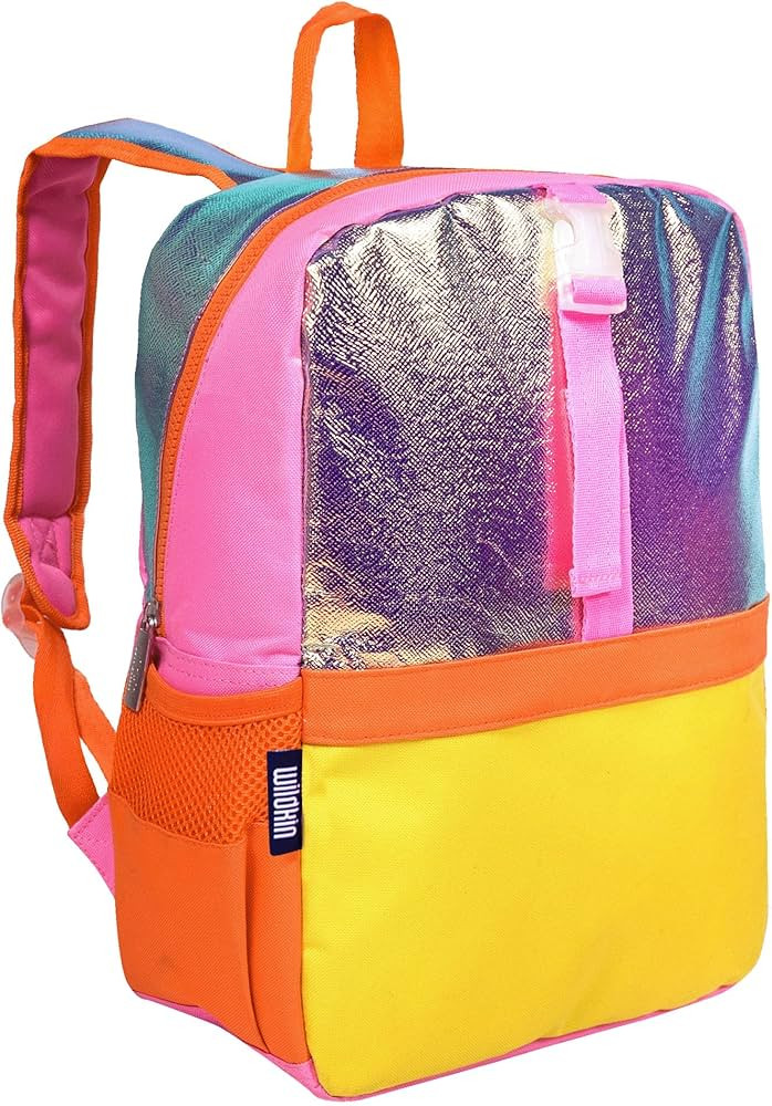 Wildkin Pack-it-All Kids Backpack – Durable, Spacious, Adjustable for School & Travel - Orange ... | Amazon (US)