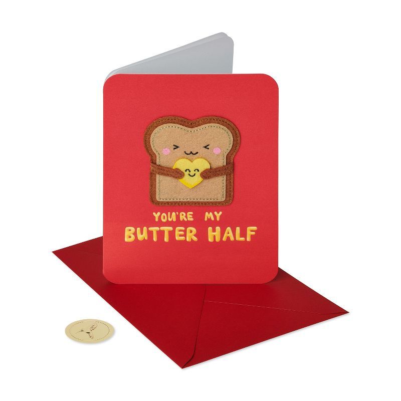 Valentine Cards Fsc Butter Half - PAPYRUS | Target
