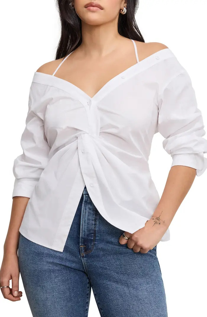 Poplin Off the Shoulder Top | Nordstrom Rack