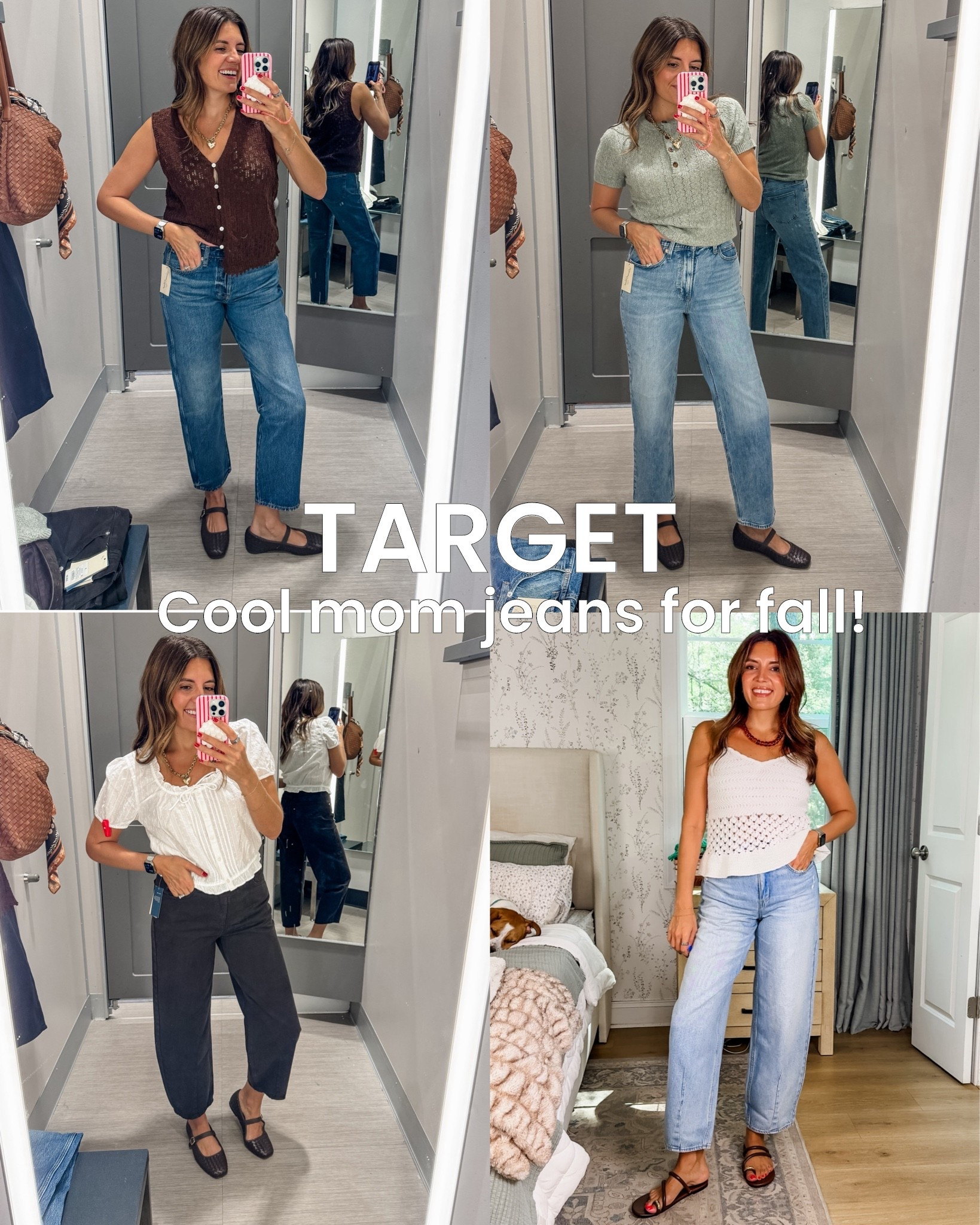 The coolest target jeans for fall! I’m 5’7” and wear a size 4 (tall length in light barrel wash), size 2 in the boyfriend jeans!

#LTKOver40 #LTKTall