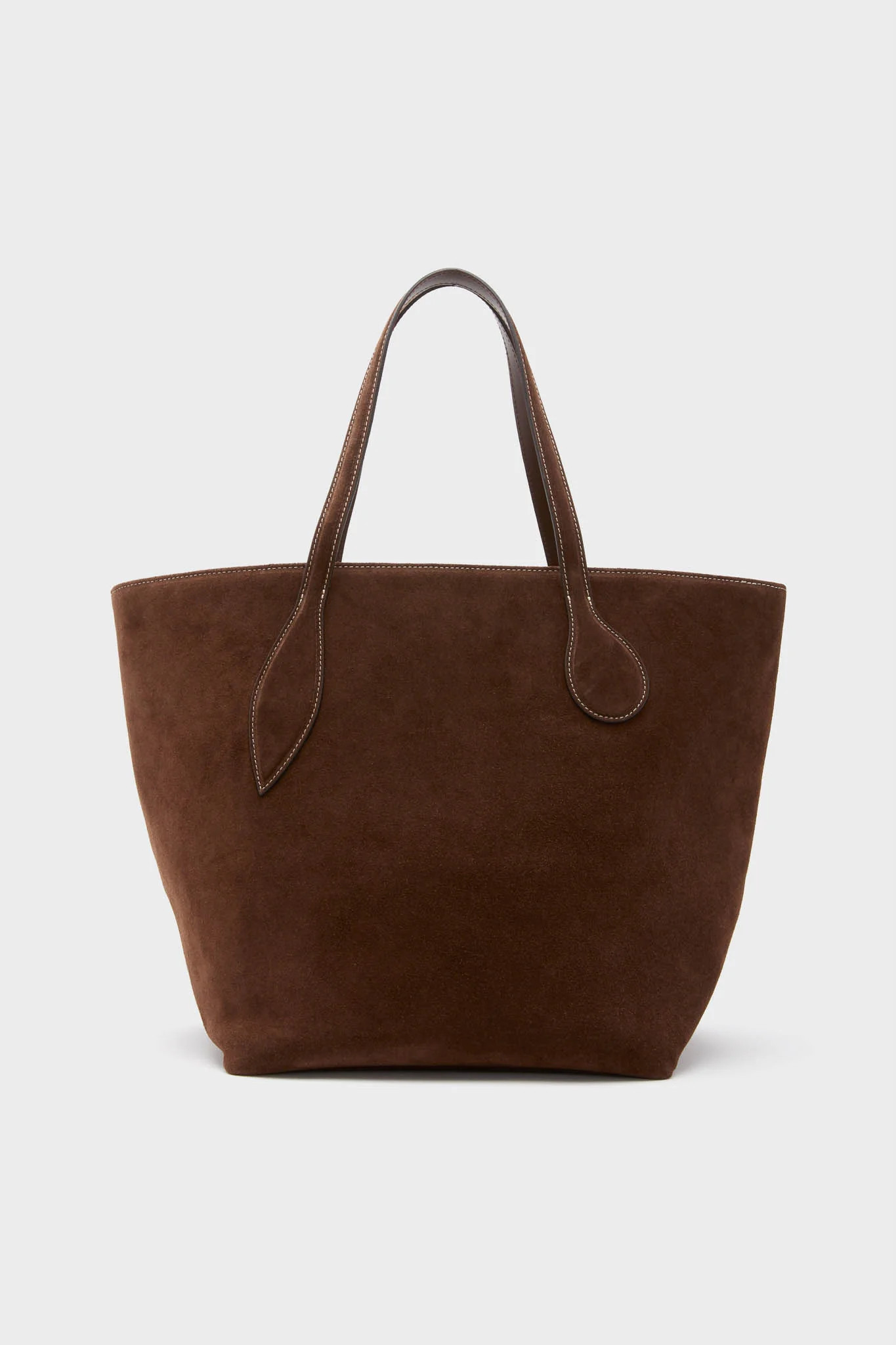 Dark Brown Suede Large Sprout Tote | Tuckernuck (US)