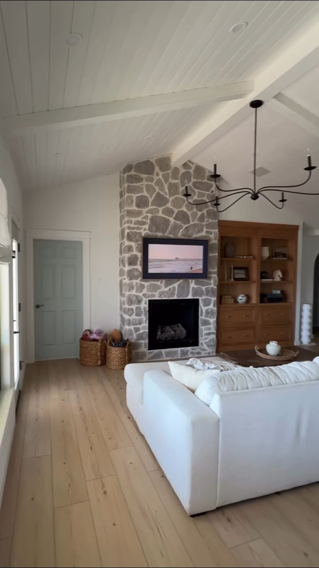 The before and after I have been dreaming about since we first bought our house.

This wall used to be the most awkward, forgotten spot in our living room… the only focal point was an old green shade that never felt like it belonged.

When we remodeled, I designed this little library wall and reading nook (still dreaming of adding a ladder one day and fully living out my Belle dreams 🥀📚). We added a @rollishades motorized Tulum Soft Fold shade in the color Salt with a light-filtering thermal lining so the window would feel just as custom and intentional as the built-ins.

The filtered light and one-touch control feel a little magical. Truly my dream place to sit and read a book. ✨

Linked in LTK 

#beforeandafter #remodel #books #readingnook #renovation

#LTKOver40 #LTKHome