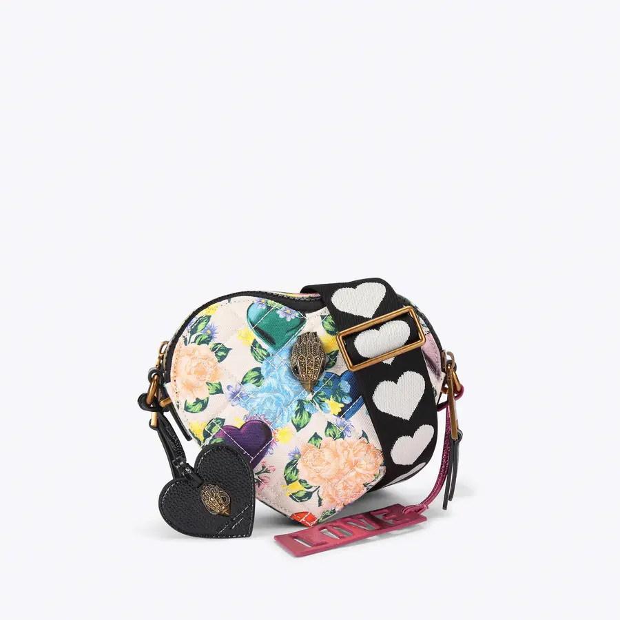 dual zip southbank heart bag | Kurt Geiger US