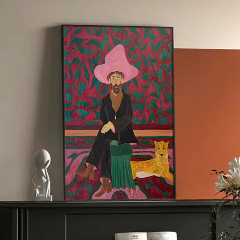 Canvas Poster Vintage Art American Retro Abstract Hand - Temu | Temu Affiliate Program