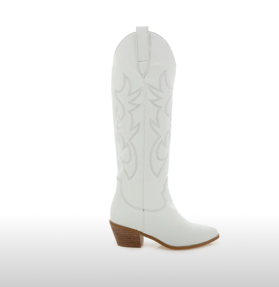 Wide cowboy boots for larger calves! I would suggest sizing down. I am usually a 7-7.5. I ordered a 7 & they are a bit big on me, but nothing some thick socks won’t solve! LOL  

#LTKwedding #LTKstyletip #LTKGiftGuide