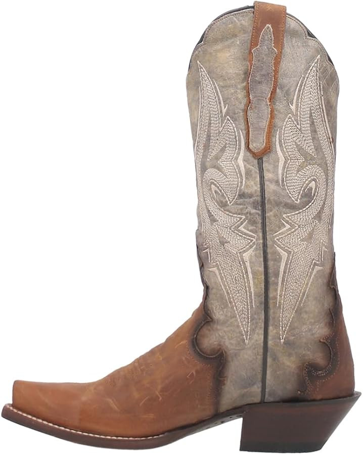 Dan Post Womens Zoli Snip Toe Casual Boots Mid Calf Low Heel 1-2" - Brown | Amazon (US)