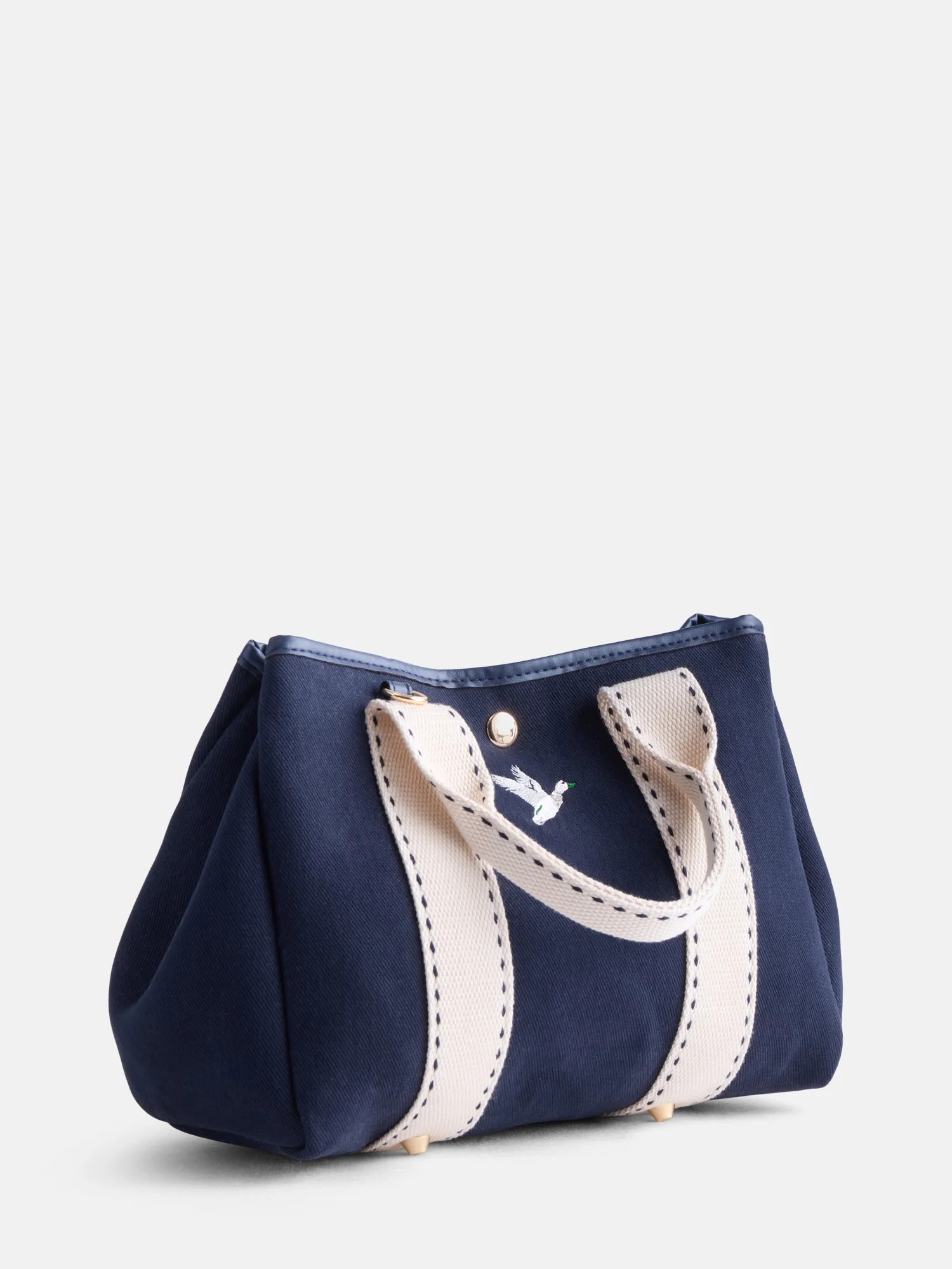 Free Assembly Women's Mini Canvas Tote Bag, Navy | Walmart (US)