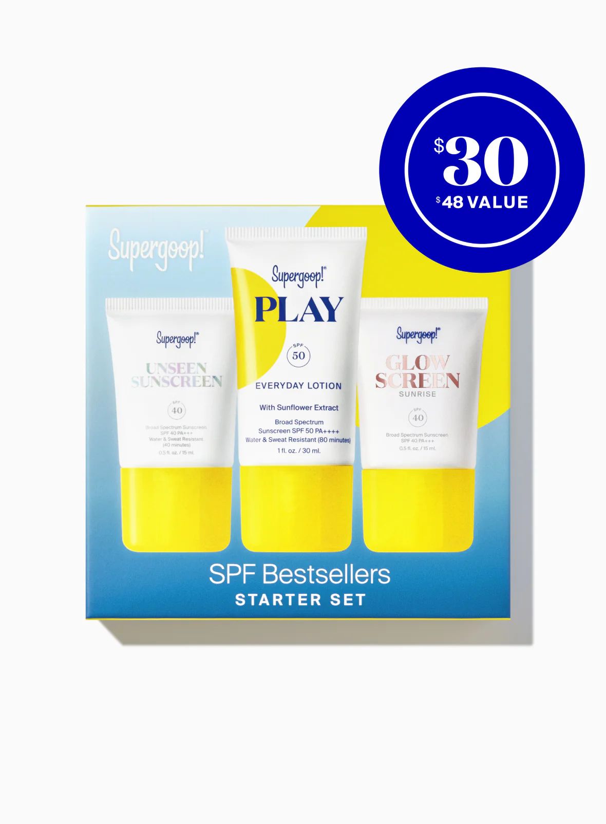 SPF Bestsellers Starter Set | Supergoop