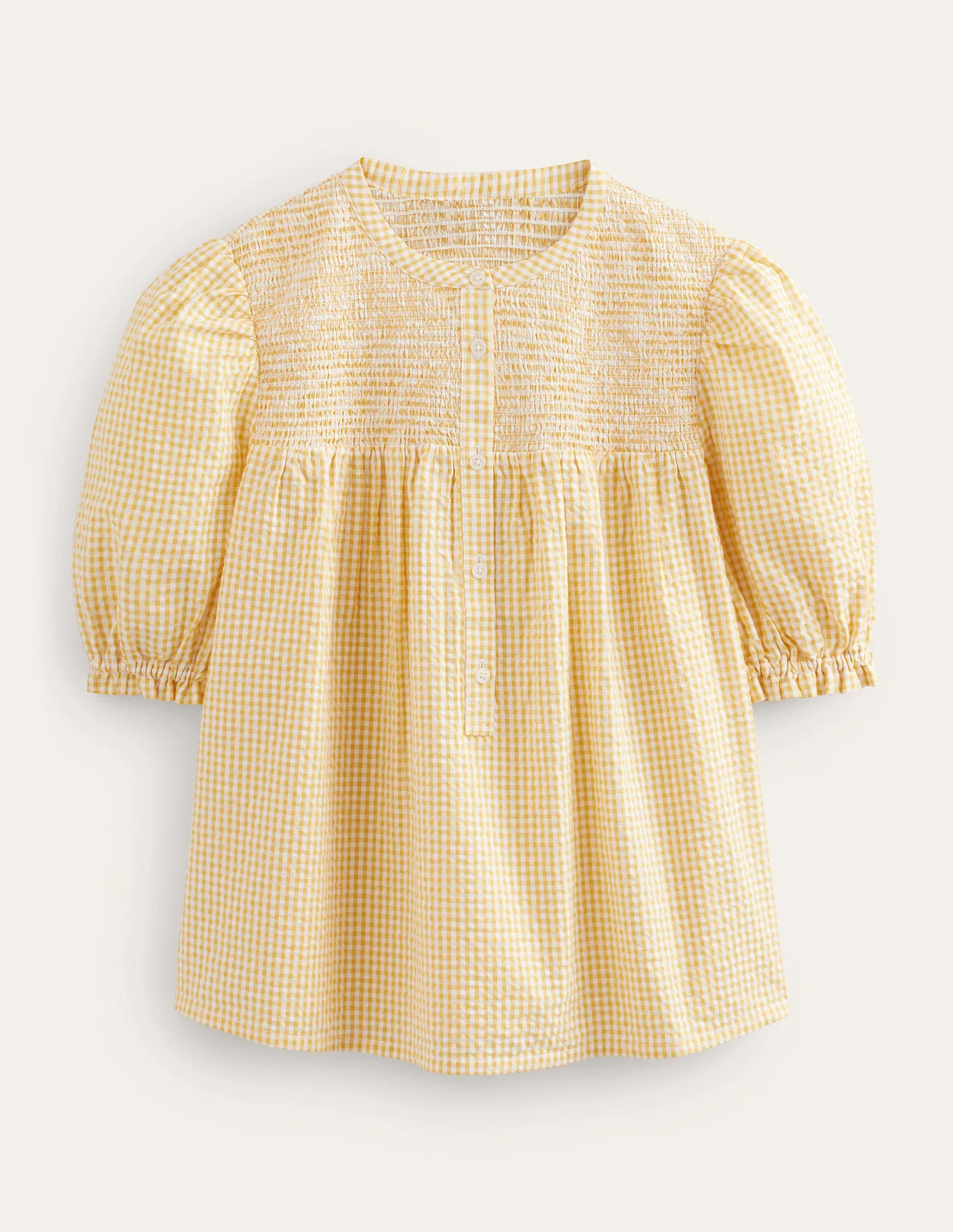 Puff Sleeve Seersucker Popover | Boden (US)