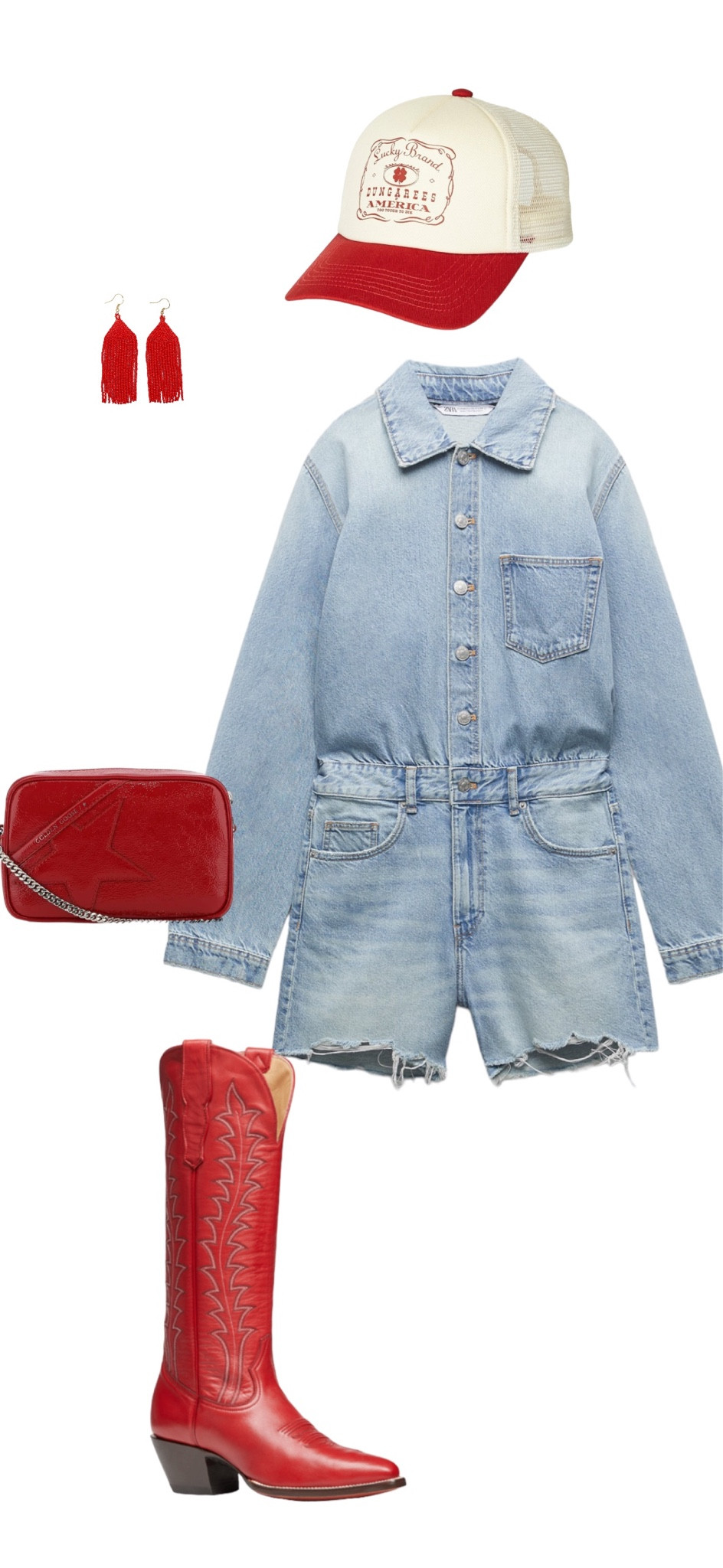 Western core style inspo — original romper is ZARA

#LTKshoecrush #LTKstyletip #LTKFind