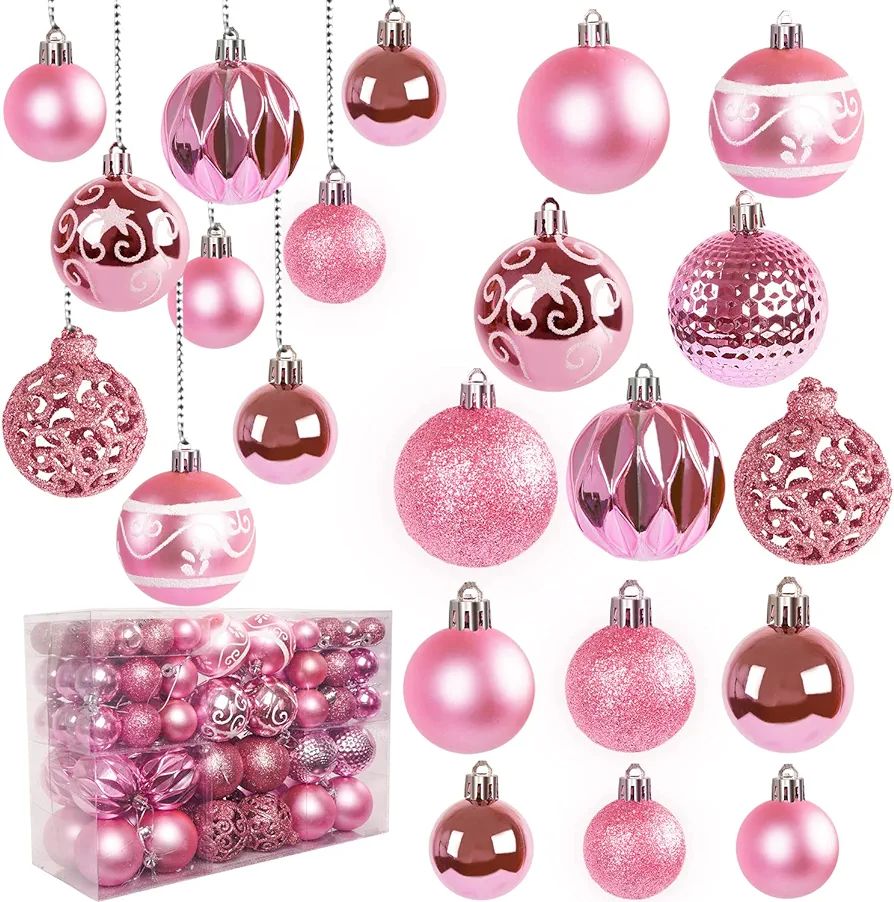 Artmag Christmas Ornaments Set, 100 pcs Christmas Tree Decorations Set Shatterproof Christmas Bal... | Amazon (CA)