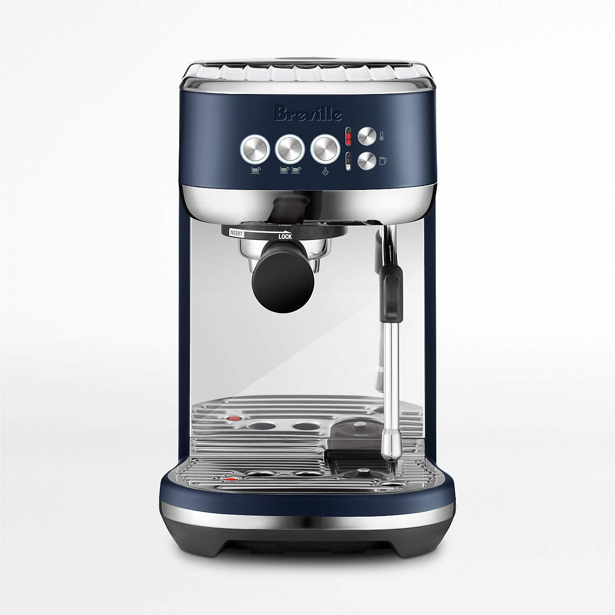 Breville Bambino Plus Espresso Machine in Almond Nougat + Reviews | Crate & Barrel | Crate & Barrel