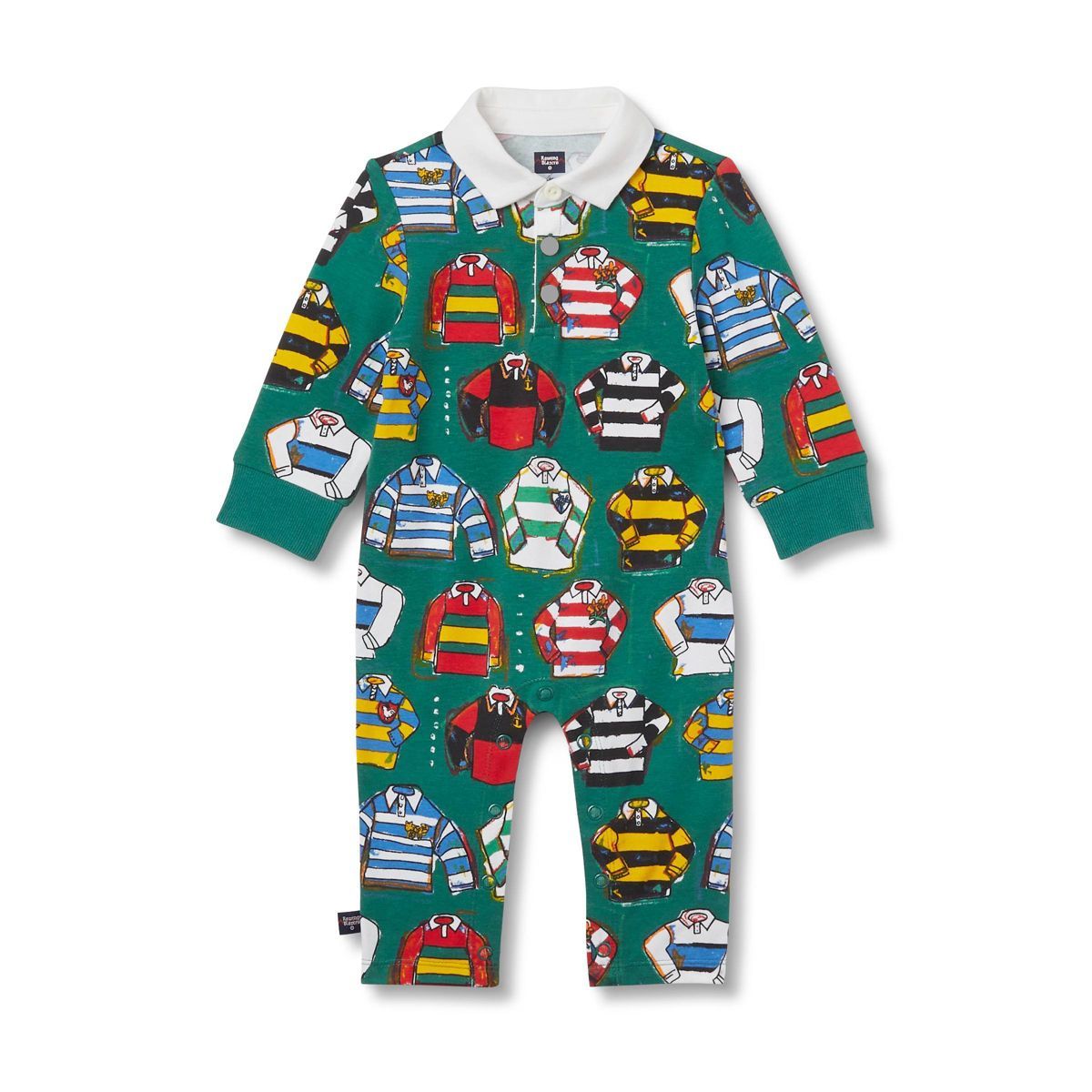 Baby Tiny Rugby All Over Print Collared One Piece - Rowing Blazers x Target | Target