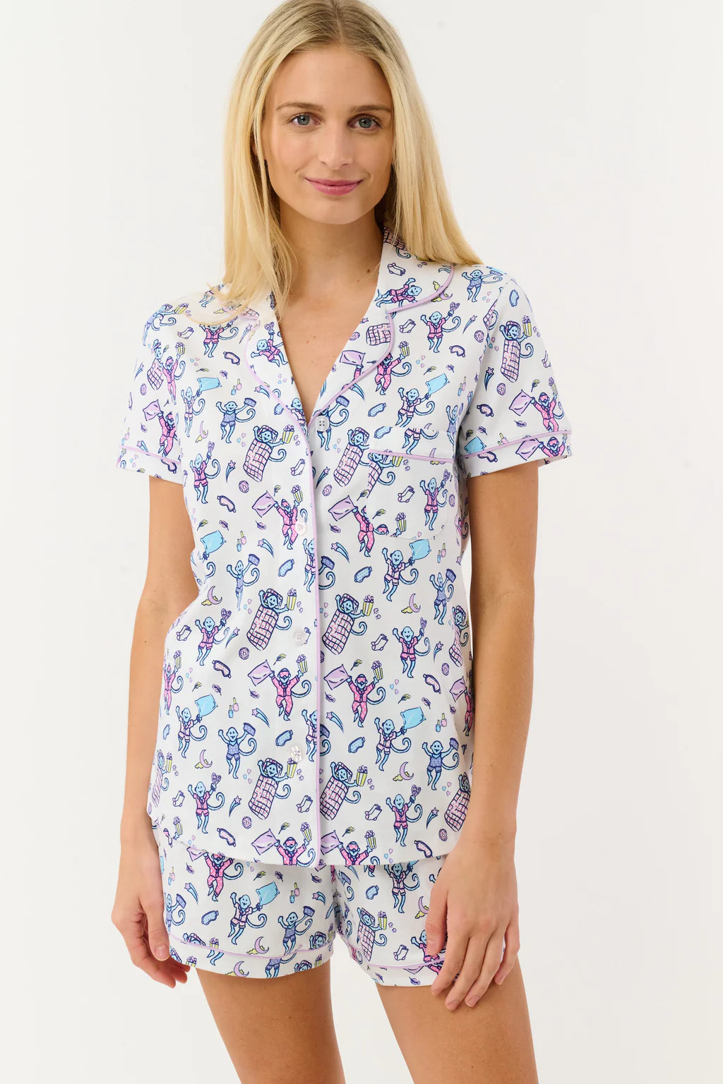 Slumber Party Polo Pajamas | Roller Rabbit