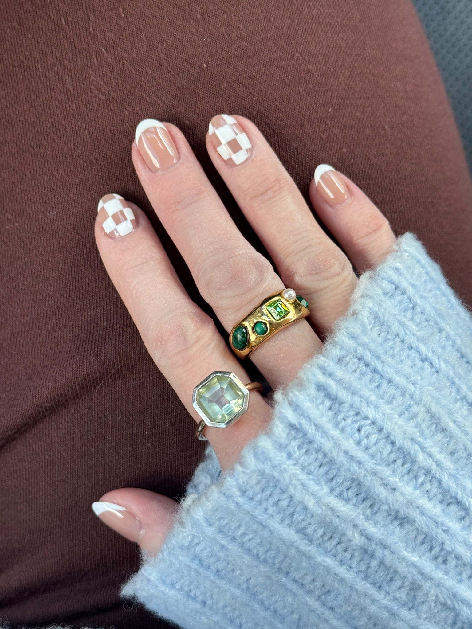 CRYSTAL20 at checkout for Sequin Jewelry

Other ring is James Michelle