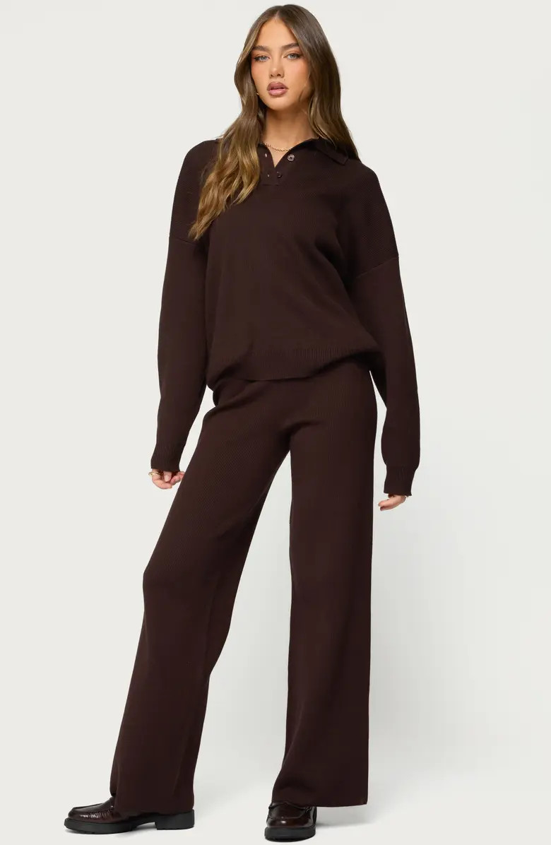 Lorie Oversize Polo Sweater | Nordstrom