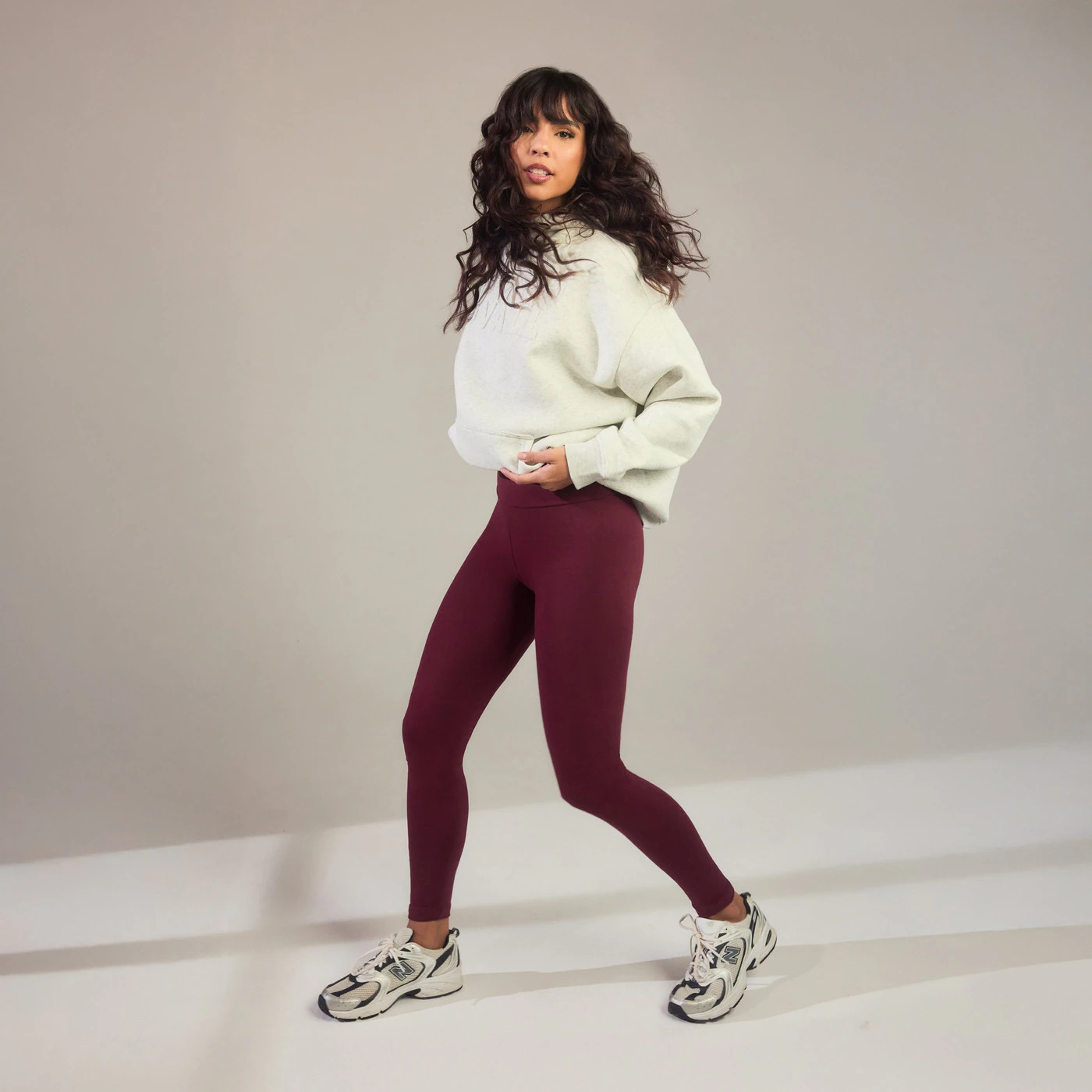 Everyday High Waisted Leggings | Burgundy | LOVALL