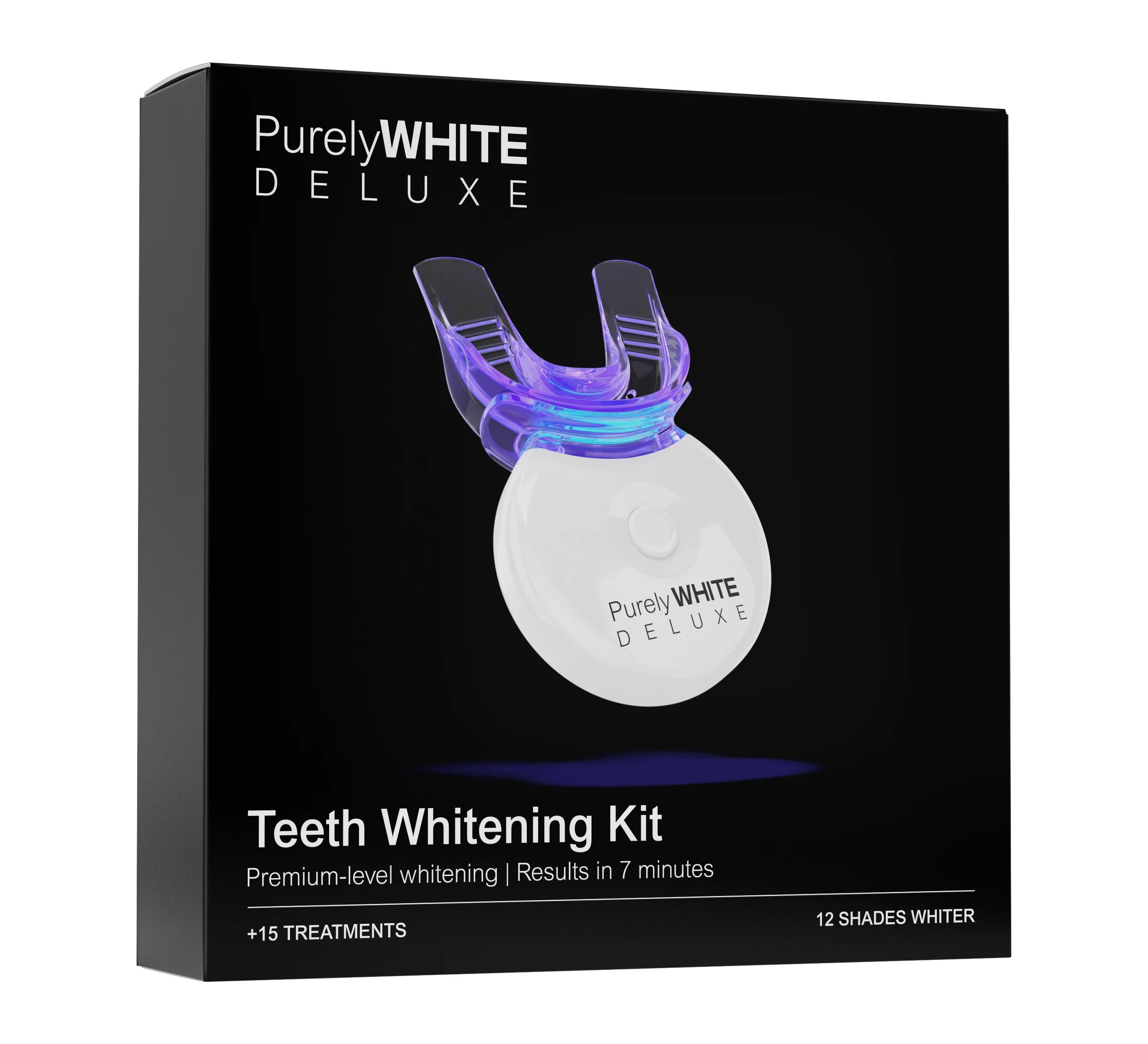 PurelyWHITE DELUXE Teeth Whitening Kit, Complete LED Teeth Whitening, 15+ Treatments, Whiter Smil... | Walmart (US)
