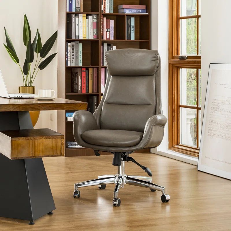 Harkness Faux Leather Executive Chair | Wayfair North America