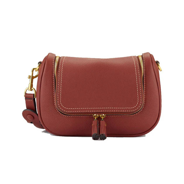Small Vere Soft Satchel In Red | Shop Simon