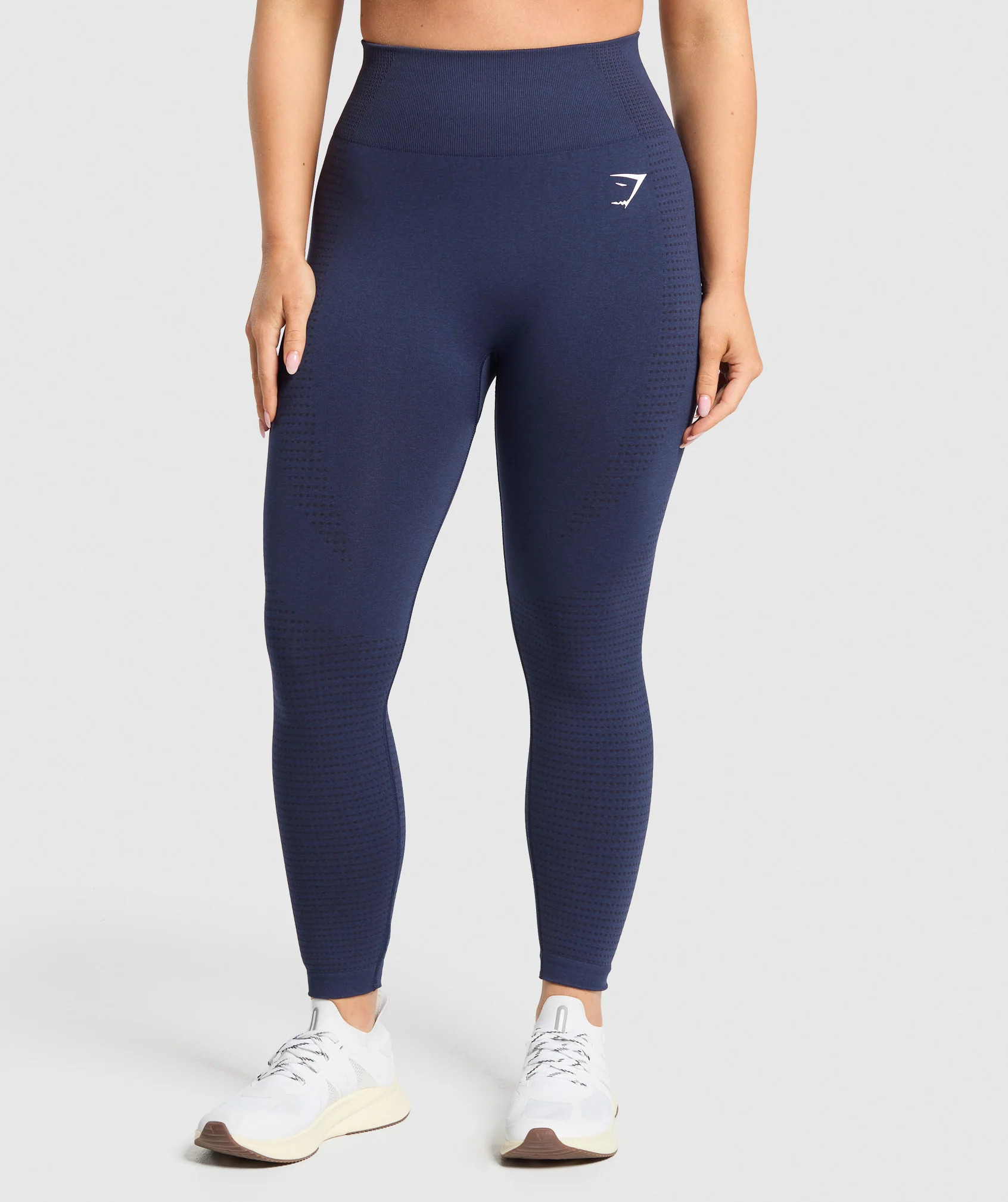 Gymshark Vital Seamless Leggings - Heavy Blue Marl | Gymshark UK