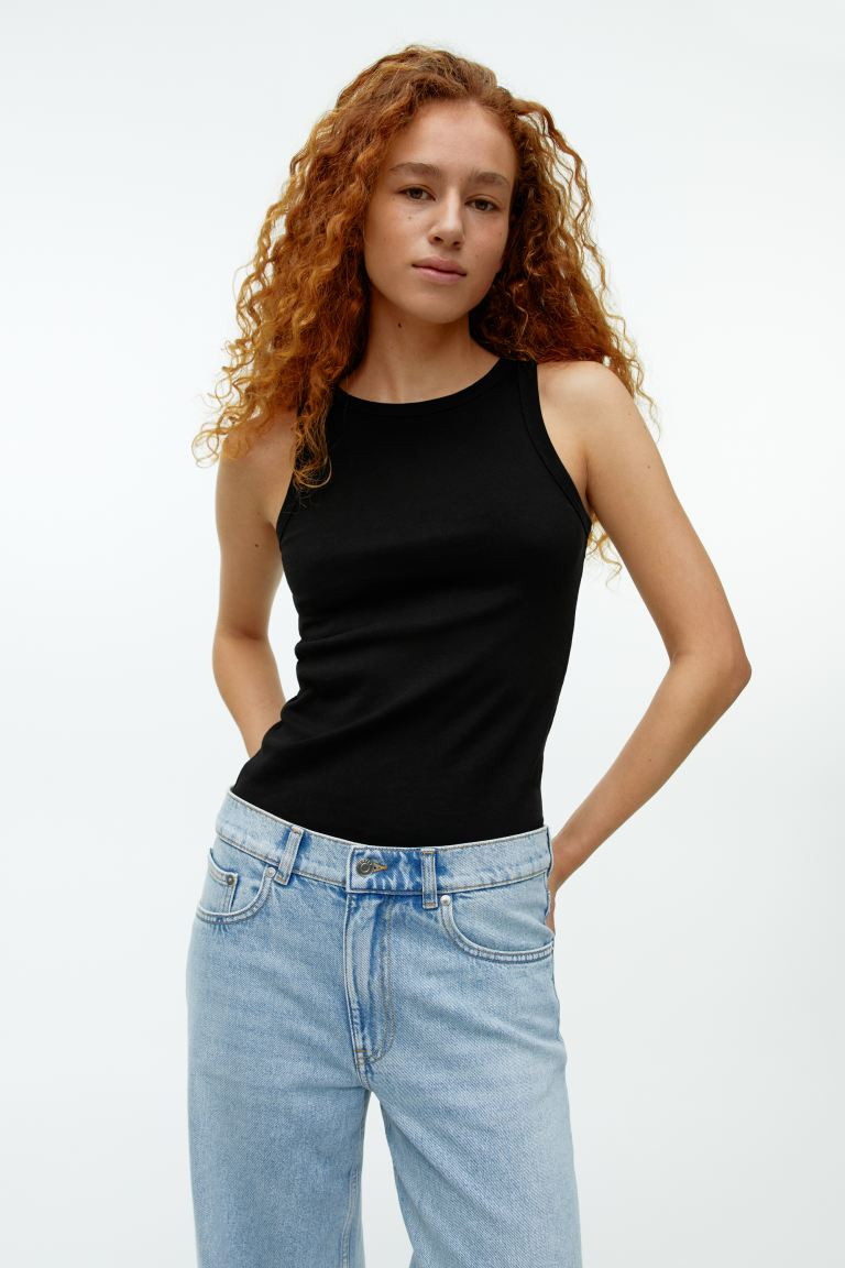 Rib Tank Top | H&M (UK, MY, IN, SG, PH, TW, HK)