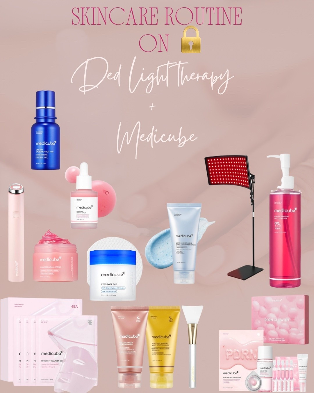 ✨Skincare + make it next level✨

Red Light Therapy + Medicube = glow unlocked 🔐

From pore care to collagen boosting, these products + tools work together to fight dullness, boost elasticity, and keep your skin soft, clear, and glowing. 🌹

💡 Pro tip: Pair your serums + masks with red light therapy for max absorption & results.

Shop the full routine here!
 
#SkincareRoutine #Medicube #RedLightTherapy #GlowingSkin

#LTKBeauty #LTKBeauty #LTKSaleAlert #LTKFindsUnder100
