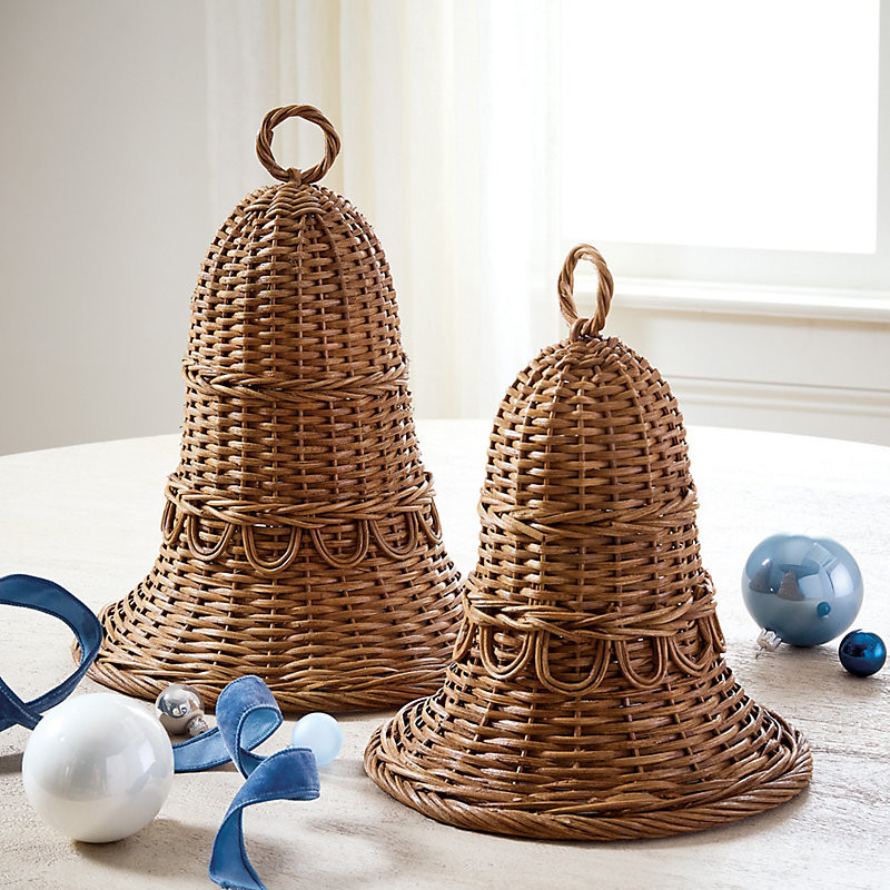 Set of 2 Carol Scalloped Bells  - Ballard Designs | Ballard Designs, Inc.