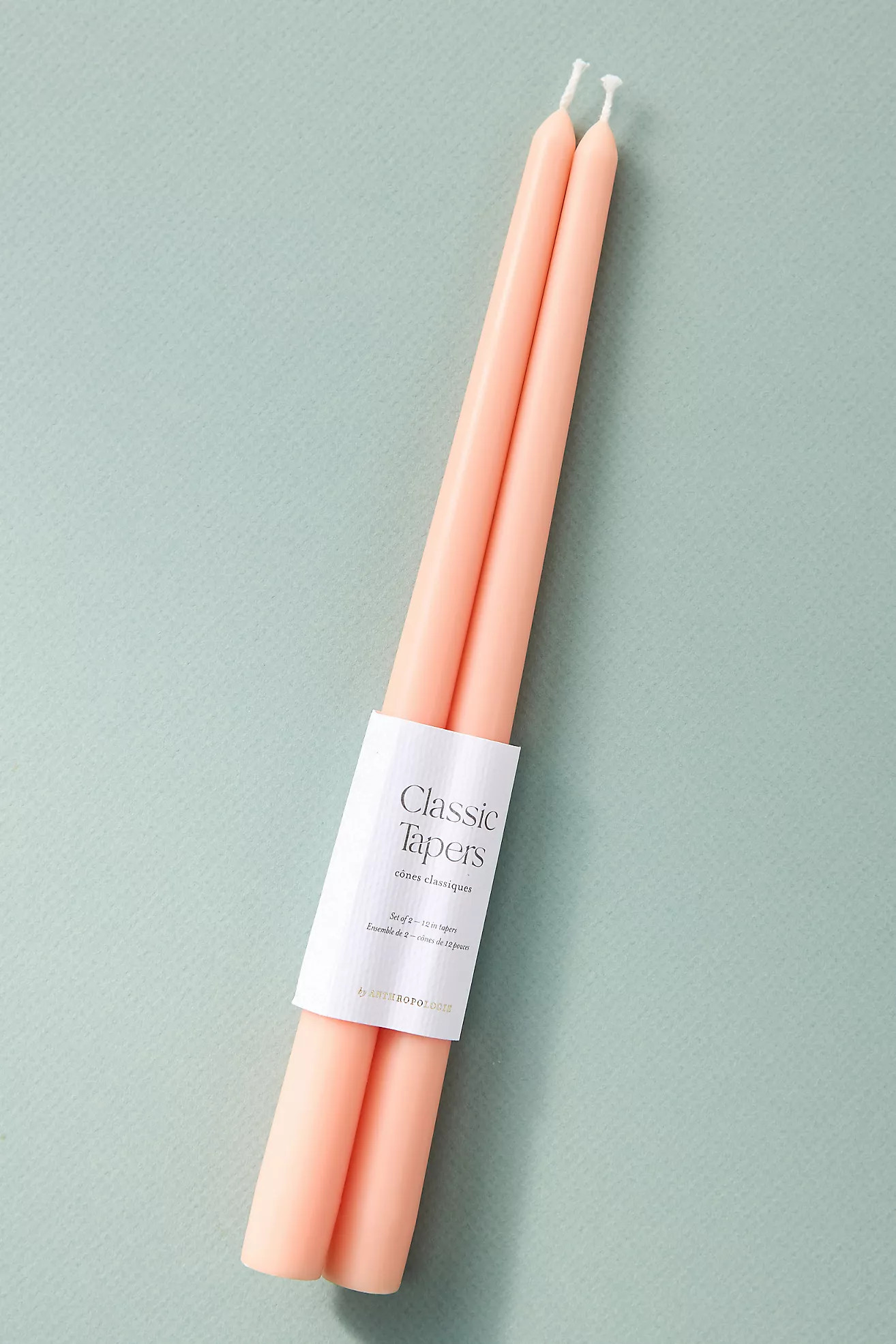 Smooth Taper Candle | Anthropologie (US)