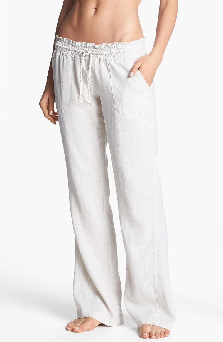 Oceanside Linen Blend Beach Pants | Nordstrom