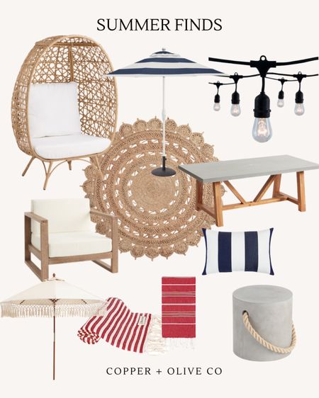 Summer outdoor patio deals! Get ready for summer outdoor fun and decorate with neutral outdoor decor. #outdoorpatio #neutraloutdoor #patio #worldmarketfinds #amazonfinds

#LTKSeasonal #LTKhome