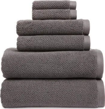 Nordstrom Cotton Rib 6-Piece Bath Towel Set | Nordstrom | Nordstrom