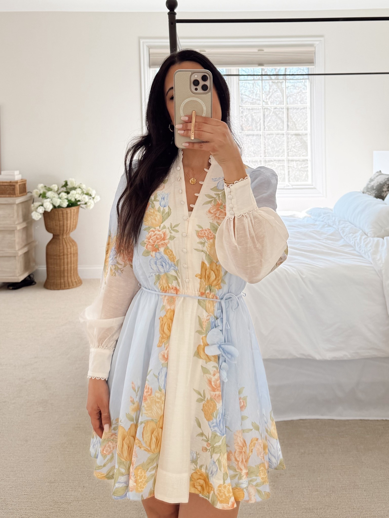 I couldn’t resist buying this new release dress! I have and love another color pattern version of this dress and just had to have the beautiful blue and yellow one! Looks like Zimmermann but for way less! Wearing size 4, my usual dress size

Nordstrom, dress, ever new, new dress, long sleeve dress, floral dress, lightweight, palm beach, baby shower, bridal shower, wedding guest, 

#LTKTravel #LTKootd #LTKgrwm