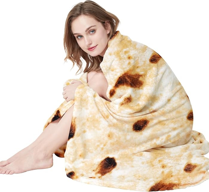 Double Sided Burrito Taco Tortilla Wrap Blankets, 47in | Amazon (US)