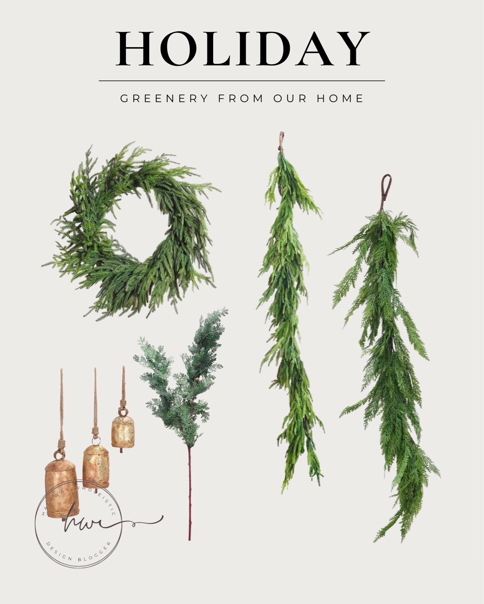 Holiday greenery from our home! Love all these realistic looking faux options

Christmas decor. Holiday decor. Garland. Christmas garland. Pottery barn. Wreath. Christmas wreath  

#LTKSeasonal #LTKhome #LTKunder100