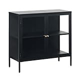 Unique Furniture Dover 2 Section Sideboard, Black | Amazon (US)