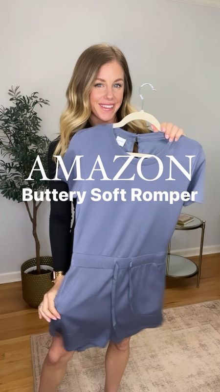 This romper seriously feels amazing! Designer inspired at a fraction of the price, it’s so comfortable you’ll wanna wear this all spring and summer. Available in 16 colors. Wearing size small

#AmazonFashion #FounditonAmazon #FounditOnAmazonFashion 

#LTKFindsUnder50 #LTKFindsUnder100 #LTKSaleAlert