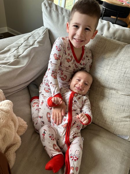 Valentine’s Day Jammies!!
Toddler boy pajamas 
Use code NICOLE for a discount on the pjs
These are so soft and stretchy we love them! ❤️💕
Valentine’s Day pajamas 
Baby finds
Neutral home decor 

#LTKMostLoved #LTKbaby #LTKSeasonal