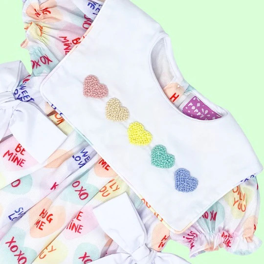 Convo Heart Dress | Poppy Kids Co